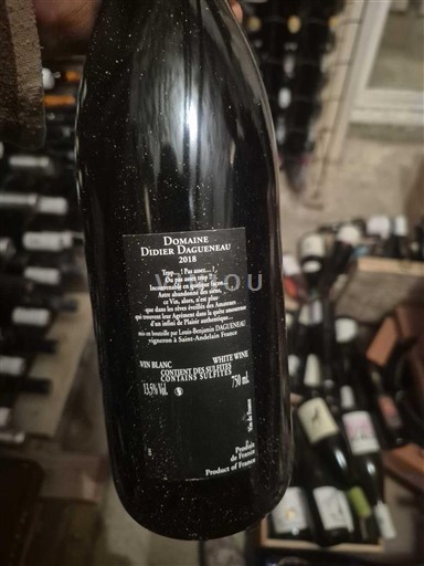 Valle della Loira Pouilly-fumé Domaine Didier Dagueneau Pur Sang 2018