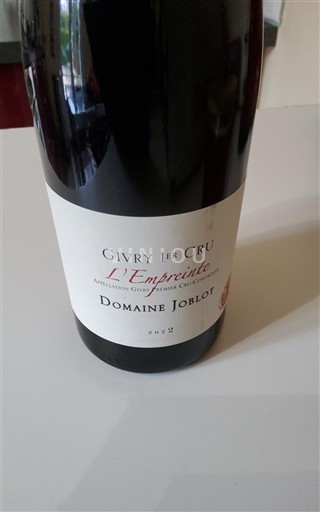 Borgoña Givry Premier Cru Domaine Joblot L'Empreinte 2022