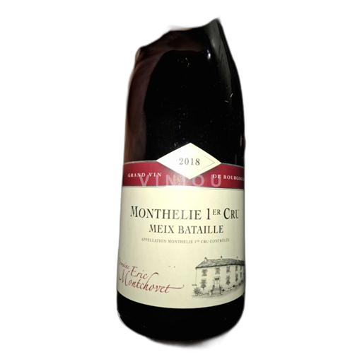 Burgundi Monthélie Premier Cru Domaine Eric Montchovet Meix Bataille 2018