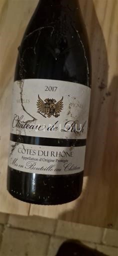 Thung lũng Rhône Côtes-du-rhône Château de Ruth Vieilles Vignes 2017