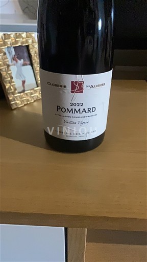 Vin Rouge sec Vieilles Vignes Closerie des Alisiers 2022 France Bourgogne Pommard AOC
