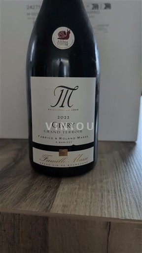 Borgoña Givry Famille Masse Grand Terroir 2022
