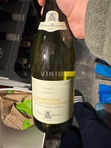 Burgundija Hautes Côtes de Beaune Nuiton Beaunoy Côte d'Or 2019