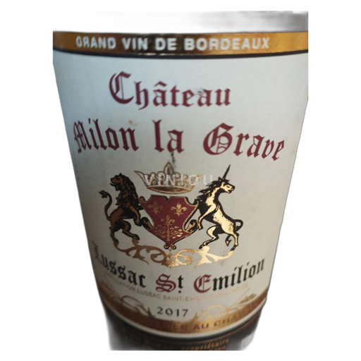 Bordeaux Bordeaux supérieur Château Milon La Grave 2017