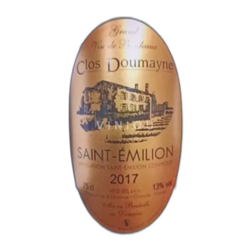 Bordeaux Saint-Émilion Clos Doumayne 2018