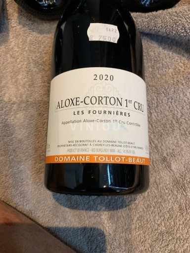 Vino Aloxe-Corton Domaine Tollot-Beaut - Les Fournières - 2020
