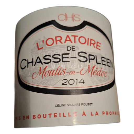 Bordeaux Moulis-en-Médoc Château Chasse-Spleen L'Oratoire 2014
