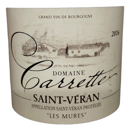 Borgogna Saint-Véran Domaine Carrette Les Mures 2016