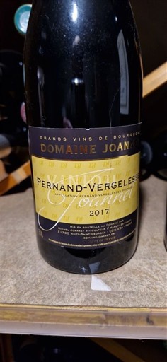 Bourgondië Pernand-Vergelesses Domaine Joannet 2017