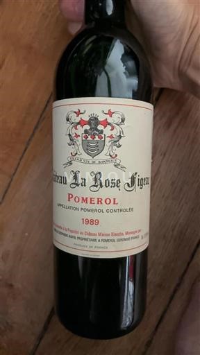 Bordeaux Pomerol Château La Rose Figeac 1989