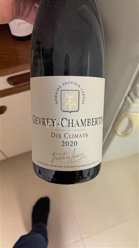 Borgogna Gevrey-Chambertin Domaine Drouhin-Laroze Dix Climats 2020