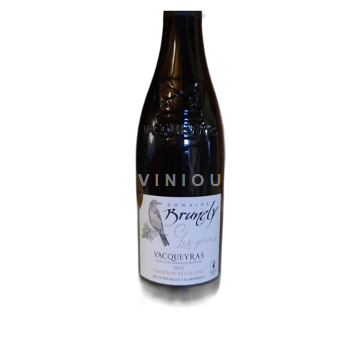 Vallée du Rhône Vacqueyras Domaine Brunely les Grives 2022