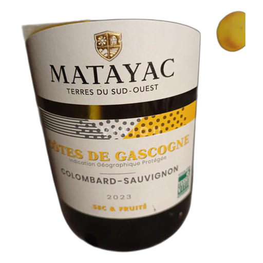 South West Côtes de Gascogne Matayac Colombard-Sauvignon 2023