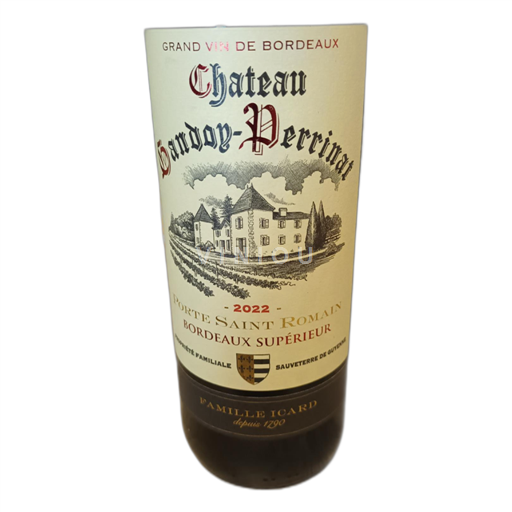 Bordeaux Bordeaux Supérieur Château Sandoy-Perrin Porte Saint Romain 2022