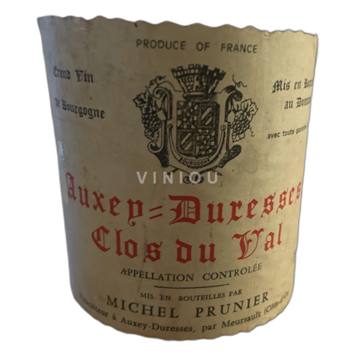 Burgundi Auxey-Duresses Michel Prunier Clos du Val 1972