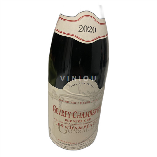 Vin Rouge sec Les Champeaux Gonzalez 2020 France Bourgogne Gevrey-chambertin AOC
