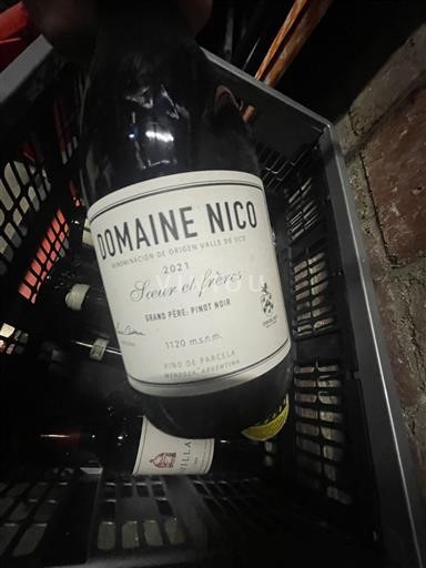 Mendoza Valle de Uco Domaine nico Sœur et frères 2021