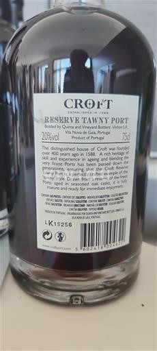 Portugal Oporto Croft Reserve Tawny Port Sin añada
