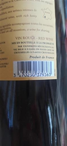 Jugozahod Madiran Cavé de Crouseilles 2018