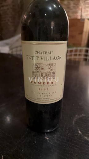 Bordeaux Pomerol Château Petit Village 1995
