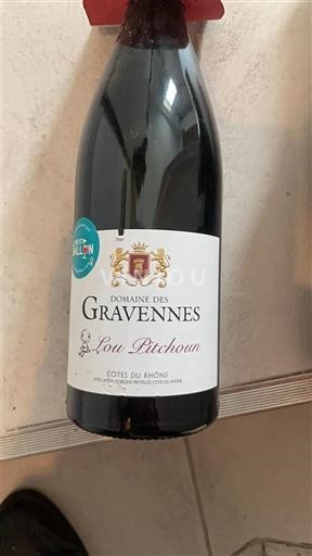 Rona dolina Côtes-du-Rhône Domaine des Gravennes Lou Pitchoun Neleten.