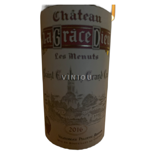 Burdeos Saint-Émilion Gran Cru Château La Grâce Dieu 2016