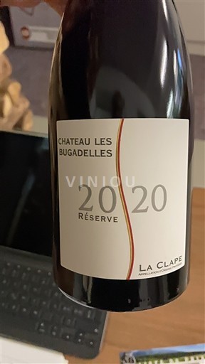 Vin Rouge sec Réserve Chateau Les Bugadelles 2020 France Languedoc La Clape AOC