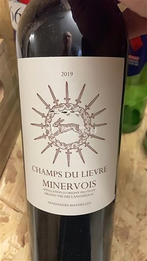 Languedoque Minervois Champs du Lievre 2019