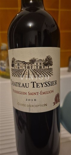 Bordeaux Puisseguin-saint-émilion Château Teyssier d'exception 2018