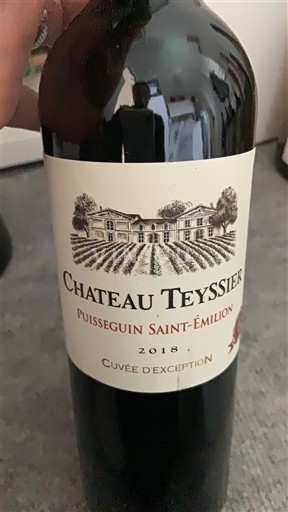 Bordeaux Puisseguin-Saint-Émilion Château Teyssier d'exception 2018