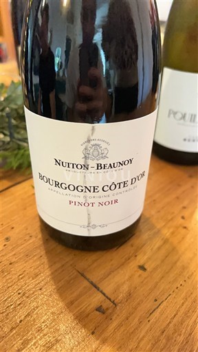 Burgundy Burgundy Côte d'Or Nuiton-Beaunoy 2022