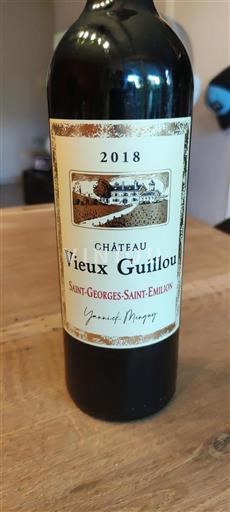Bordeaux Saint-Georges-Saint-Émilion Château Vieux Guillou 2018