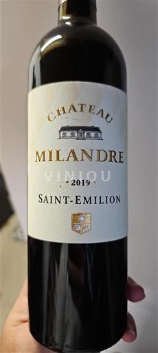 Bordéus Saint-Émilion Château Milandre 2019