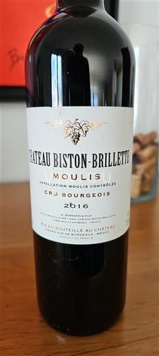Bordeaux Moulis-en-Médoc Château Biston-Brillette 2016