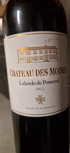 Bordeaux Lalande-de-pomerol Château des Moines 2022