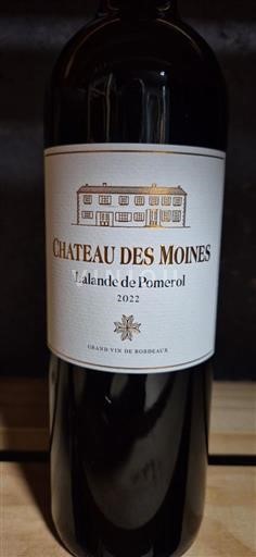 Burdeos Lalande-de-Pomerol Château des Moines 2022