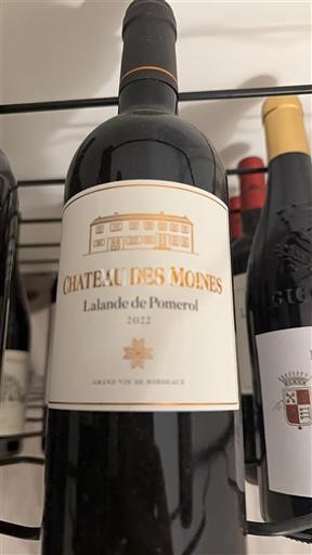 Bordeaux Lalande-de-pomerol Château des Moines 2022