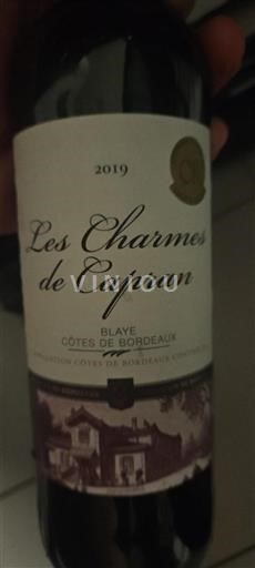 Bordéus Blaye-Côtes-de-Bordéus Les Charmes de Capran 2019