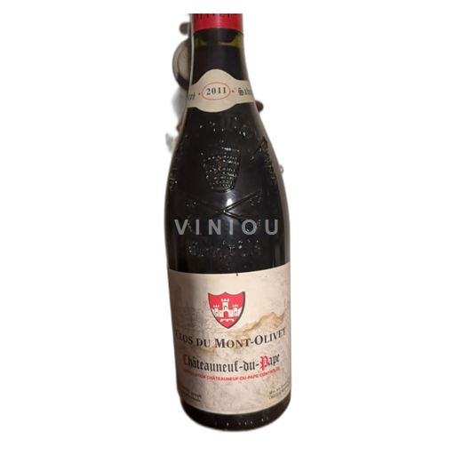Rhônen laakso Châteauneuf-du-Pape Clos du Mont-Olivet 2011