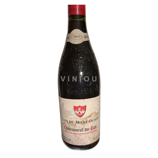 Rhônen laakso Châteauneuf-du-Pape Clos du Mont-Olivet 2011