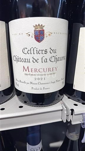 Burgundi Mercurey Château de la Chaume 2021