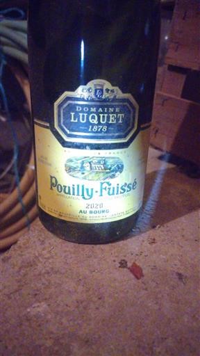 Burgund Pouilly-fuissé Domaine Luquet Au Bourg 2020