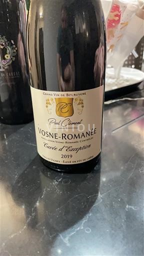 Burgundy Vosne-Romanée Paul Clément d'Exception 2019