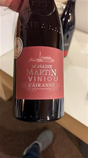 Rhônen laakso Cairanne Domaine Martin 2019