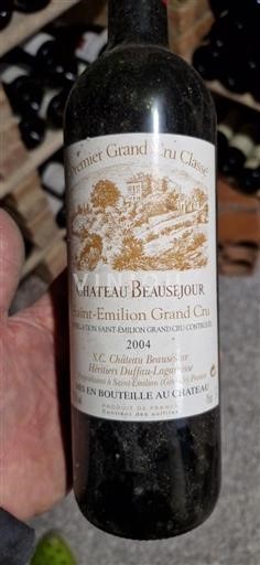 Bordeaux Saint-Émilion Grand Cru Château Beauséjour 2004