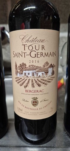 Zuidwest-Frankrijk Bergerac Château Tour Saint-Germain 2016
