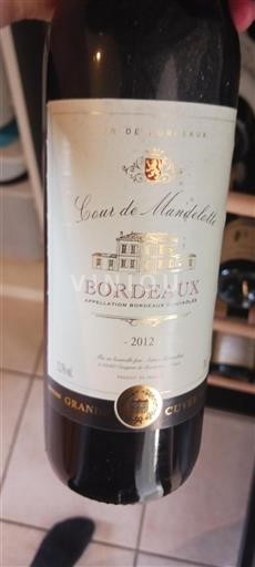 Bordeaux Cour de Mandelotte Grande 2012