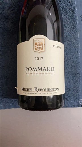 Burgundi Pommard Michel Rebourgeon 2017