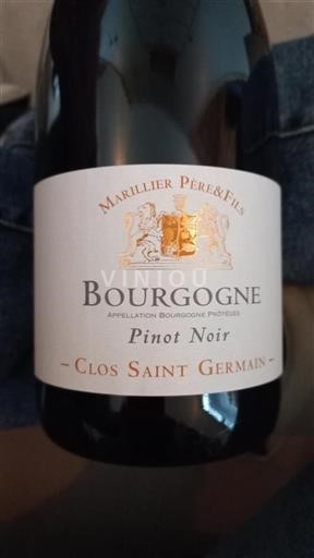 Burgundija Marillier Père & Fils Clos Saint Germain 2022