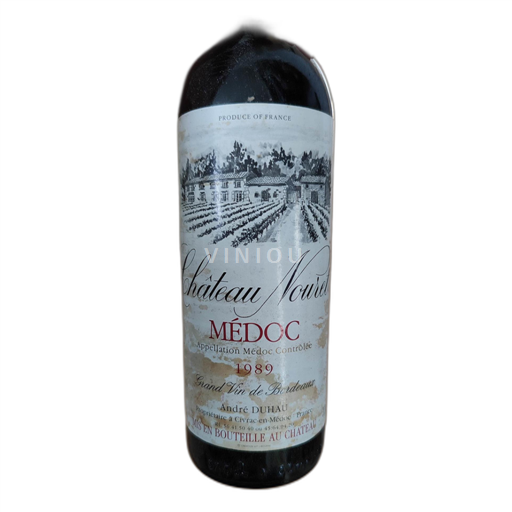 Bordeaux Médoc Château Nouret 1989